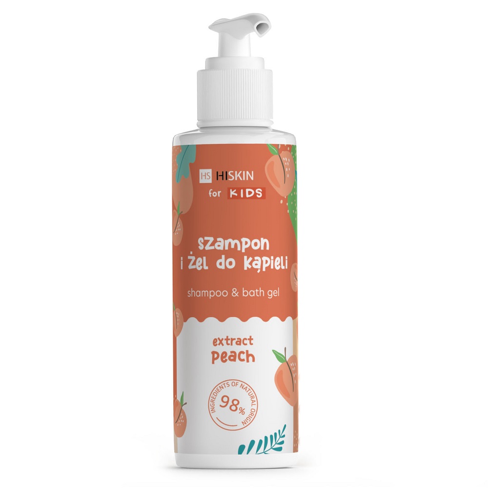 Kids Shampoo & Bath Gel Peach Children's Shampoo And Shower Gel