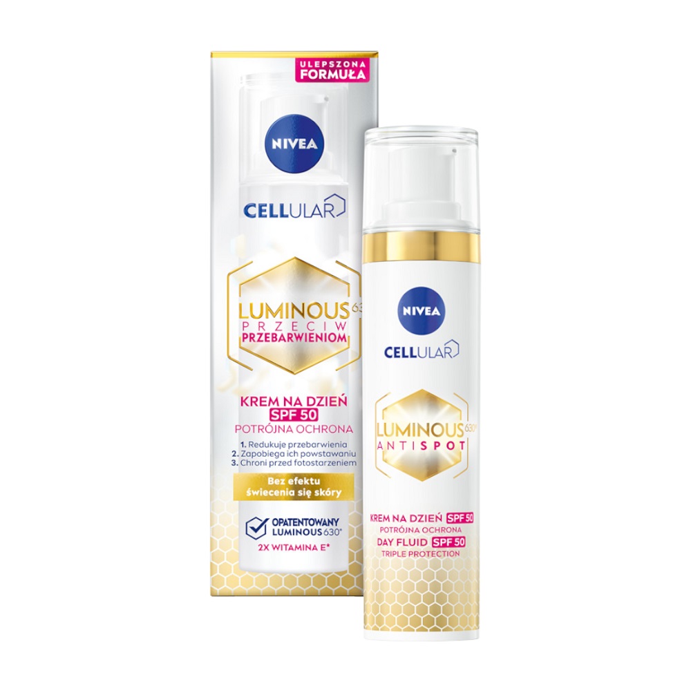 Nivea, Cellular Luminous 630® SPF50 denný krém proti pigmentácii 40ml