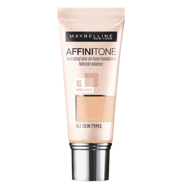 Maybelline, Affinitone Foundation hydratační podkladový krém 16 Vanilla Rose 30ml