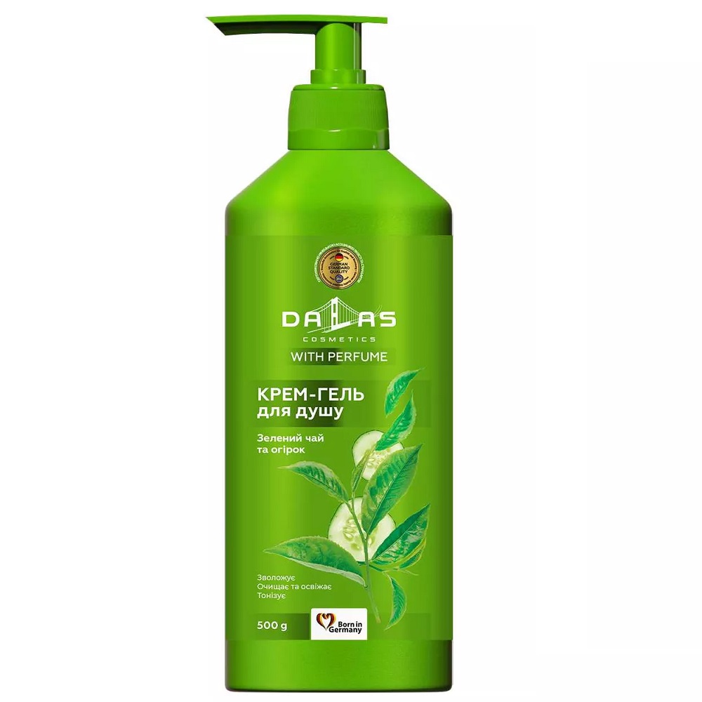 Dalas, sprchový gél s uhorkou a zeleným čajom 500g
