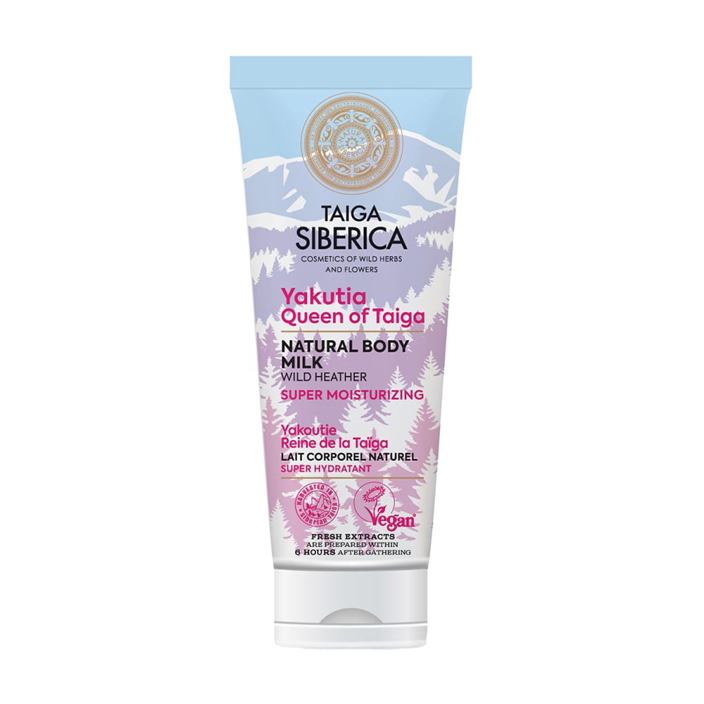 Natura Siberica, Prírodné hydratačné telové mlieko Taiga Siberica Queen of Taiga from Yakutia 200ml