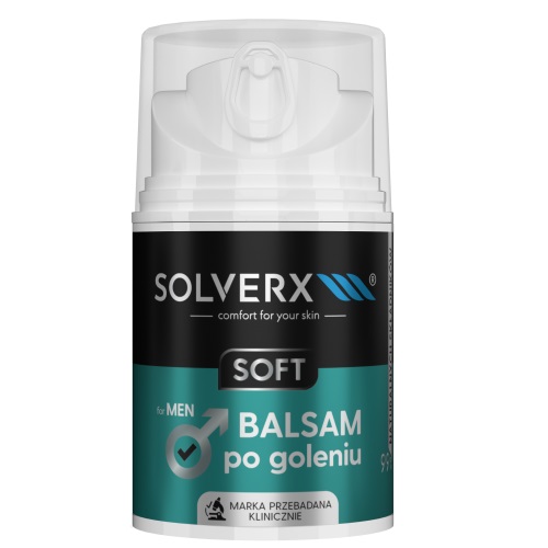 SOLVERX, Jemný balzam po holení pre mužov 50ml