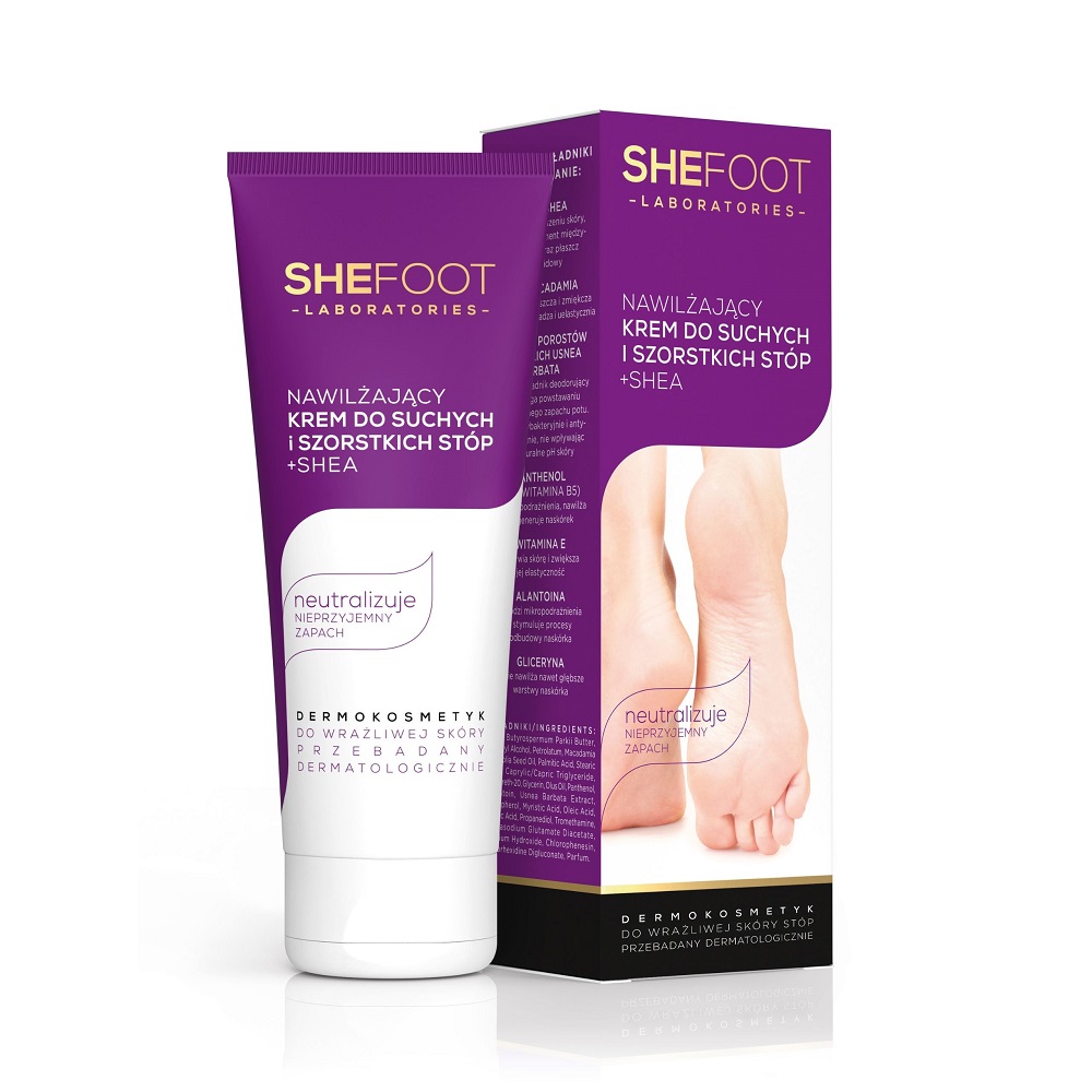 SHEFOOT, Hydratačný krém na suché a drsné nohy 75ml