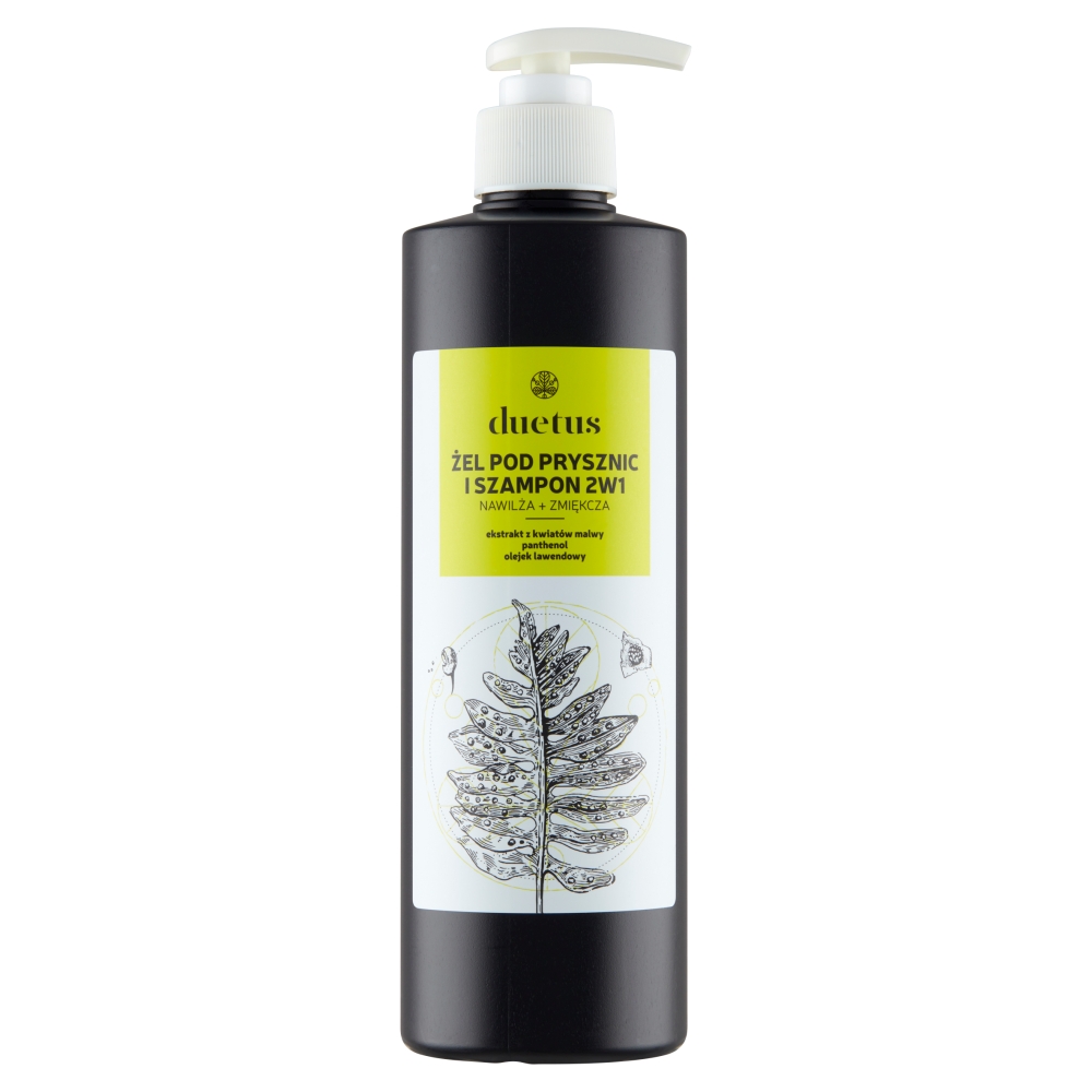 Duetus, sprchový gél a šampón 2v1 500ml