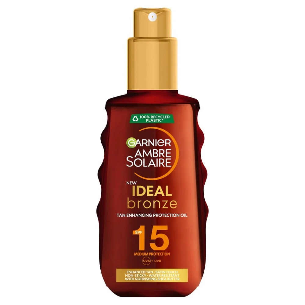Garnier, Ambre Solaire Ideal Bronze urýchľujúci olej na opaľovanie SPF15 150ml