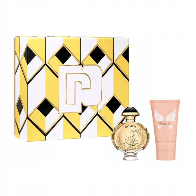 Paco Rabanne Olympea Solar Intense sada parfémová voda ve spreji 50ml + tělové mléko 75ml