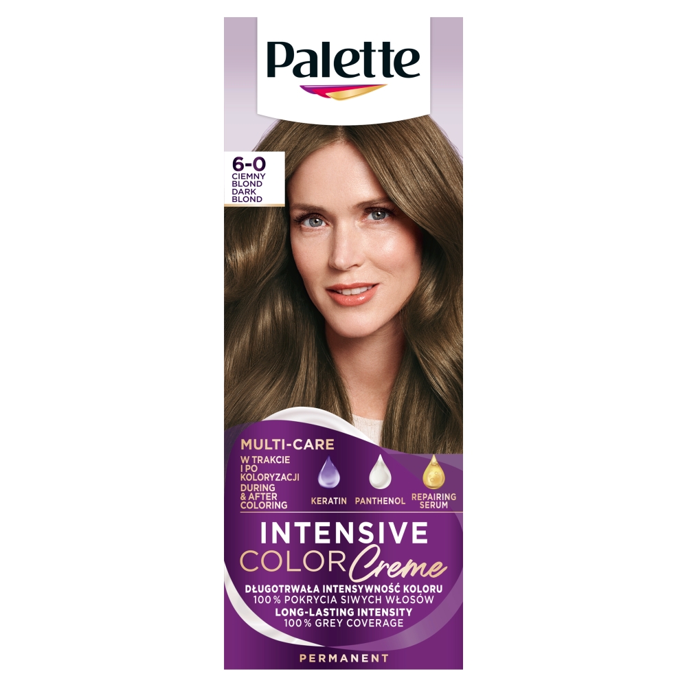 Intensive Color Creme Farba Do Włosów W Kremie 6-0 (N5) Ciemny Blond