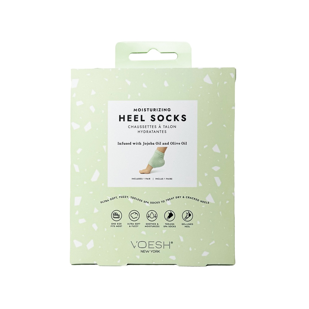 Moisturizing Heel Socks Hydratačné Gélové Ponožky Na Päty Zelené 1 Pár