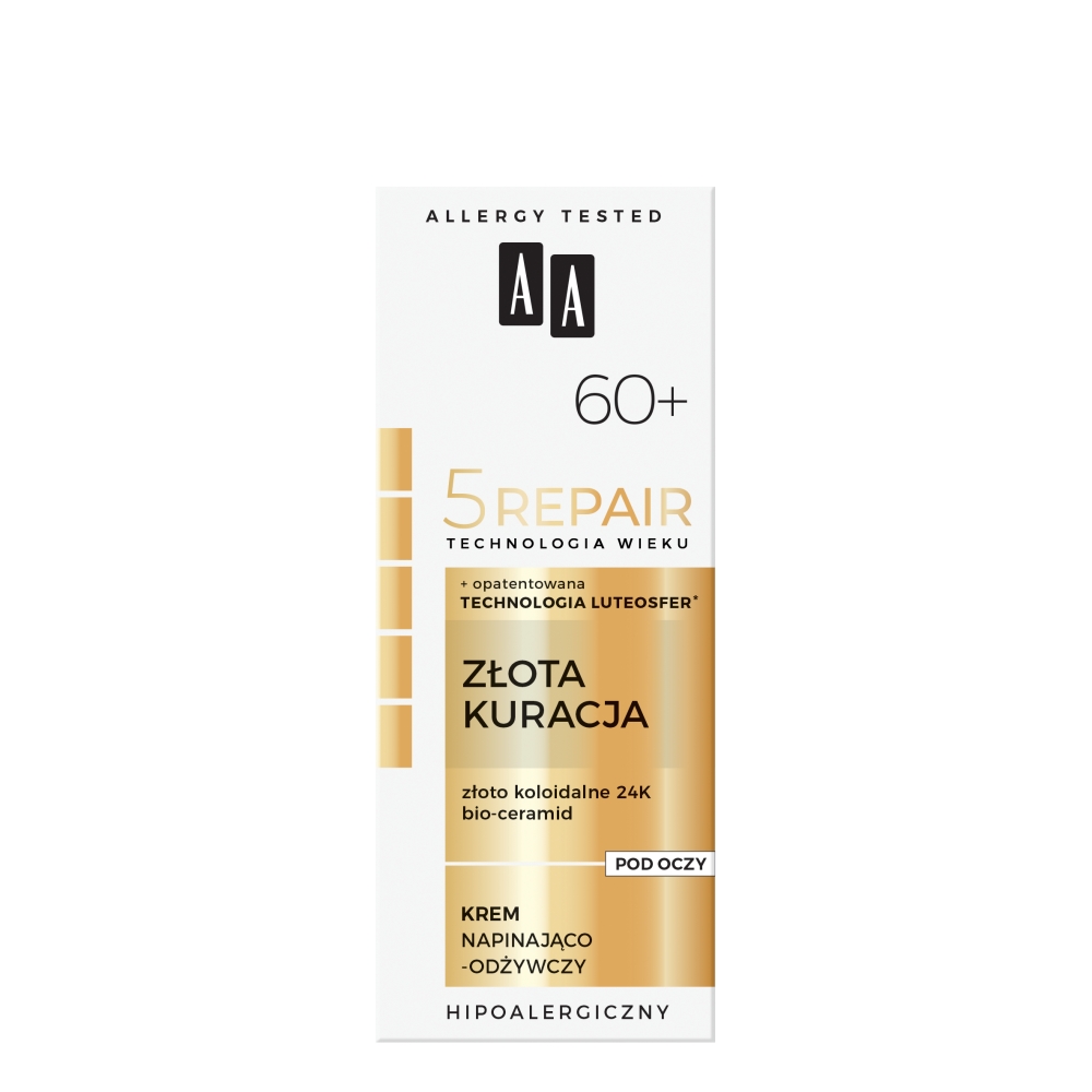 AA, Age Technology 5Repair 60+ Golden Treatment Spevňujúci a revitalizačný očný krém 15ml