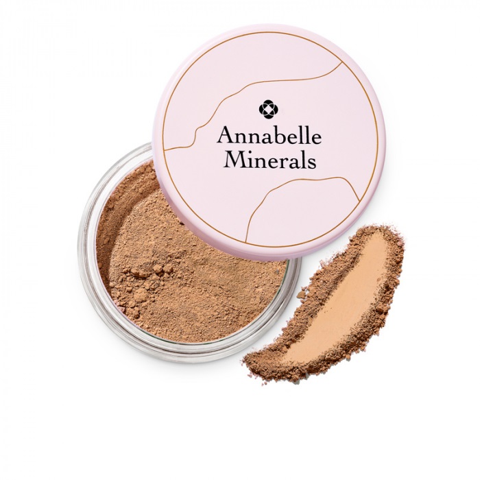 Annabelle Minerals Matte Mineral Foundation minerálny púdrový make-up pre matný vzhľad Golden Medium 4 g