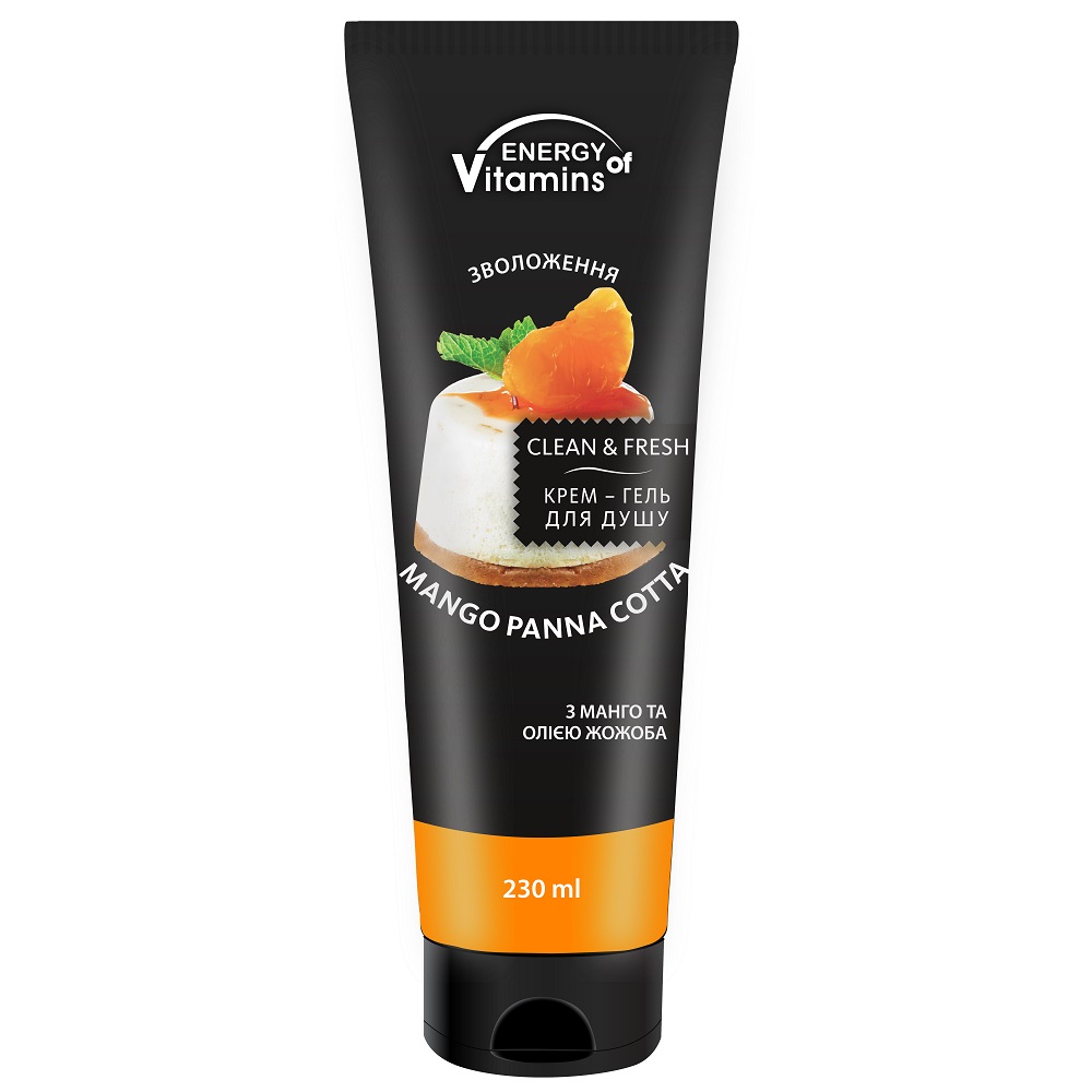Energia Vitamínov, Sprchový Gél Mango Panna Cotta 230ml