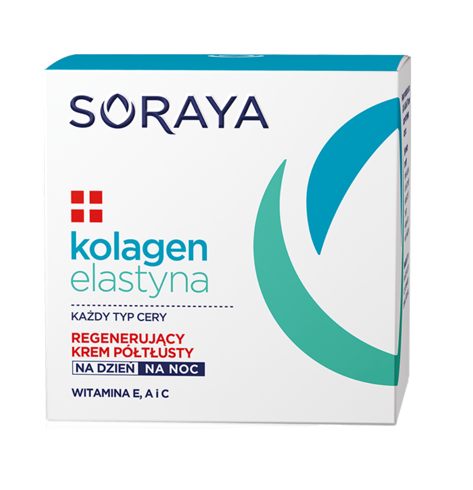Soraya Collagen & Elastin regeneračný pleťový krém s vitamínmi With Vitamins A C E 50 ml