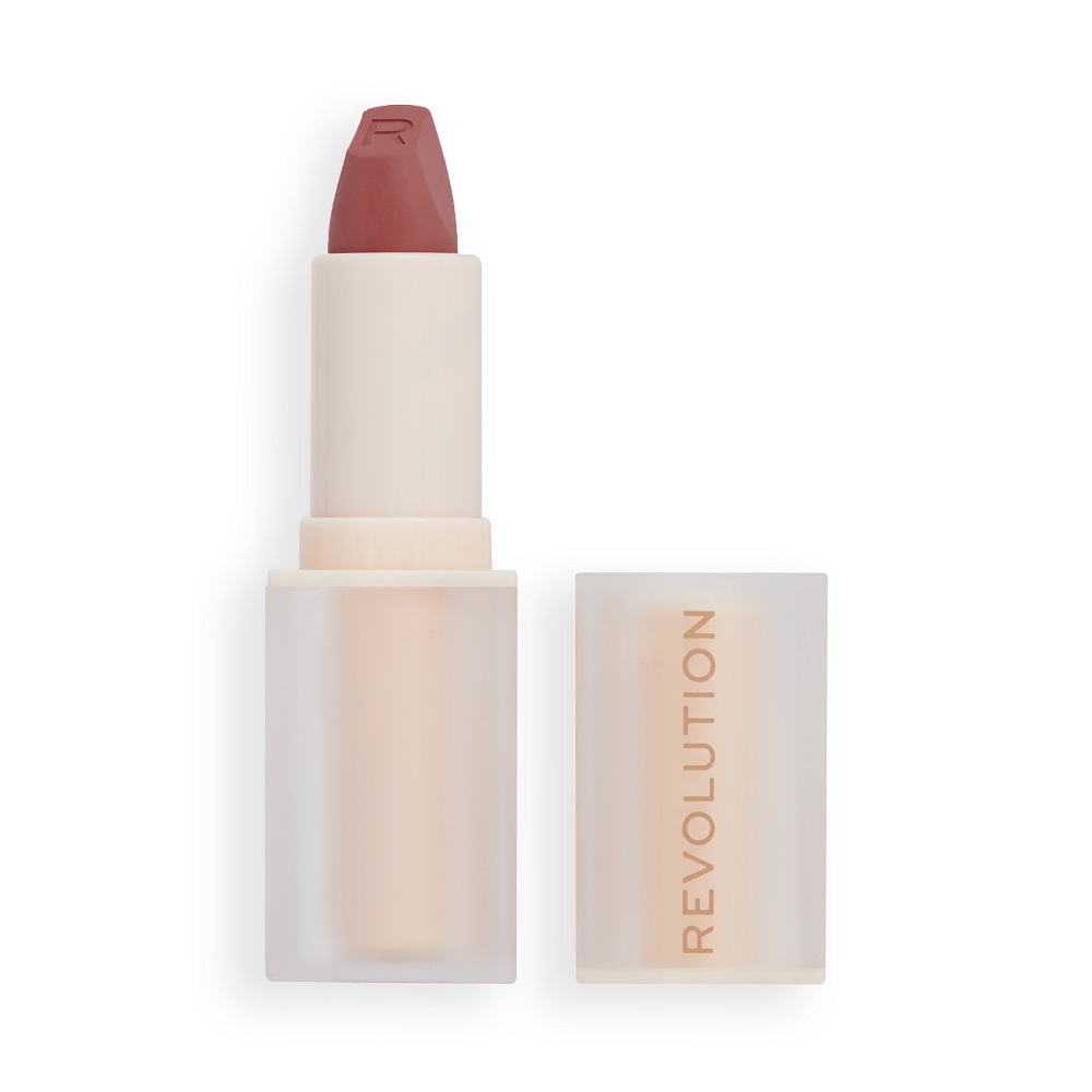 Makeup Revolution, Rúž na pery Allure Soft Satin Wifey Dusky Pink 3,2 g