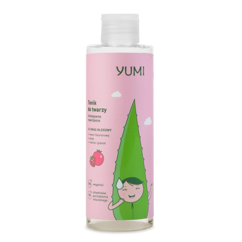 Intenzívne Hydratačné Tonikum 6 % Kyselina Mliečna Malina-Granát 200 Ml