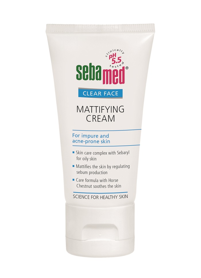 Sebamed, Zmatňujúci krém na tvár Clear 50ml