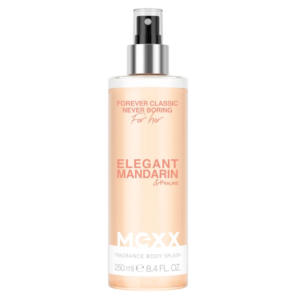 Mexx Forever Classic Never Boring Elegant Mandarin &amp; Pralin parfémovaná tělová mlha 250ml