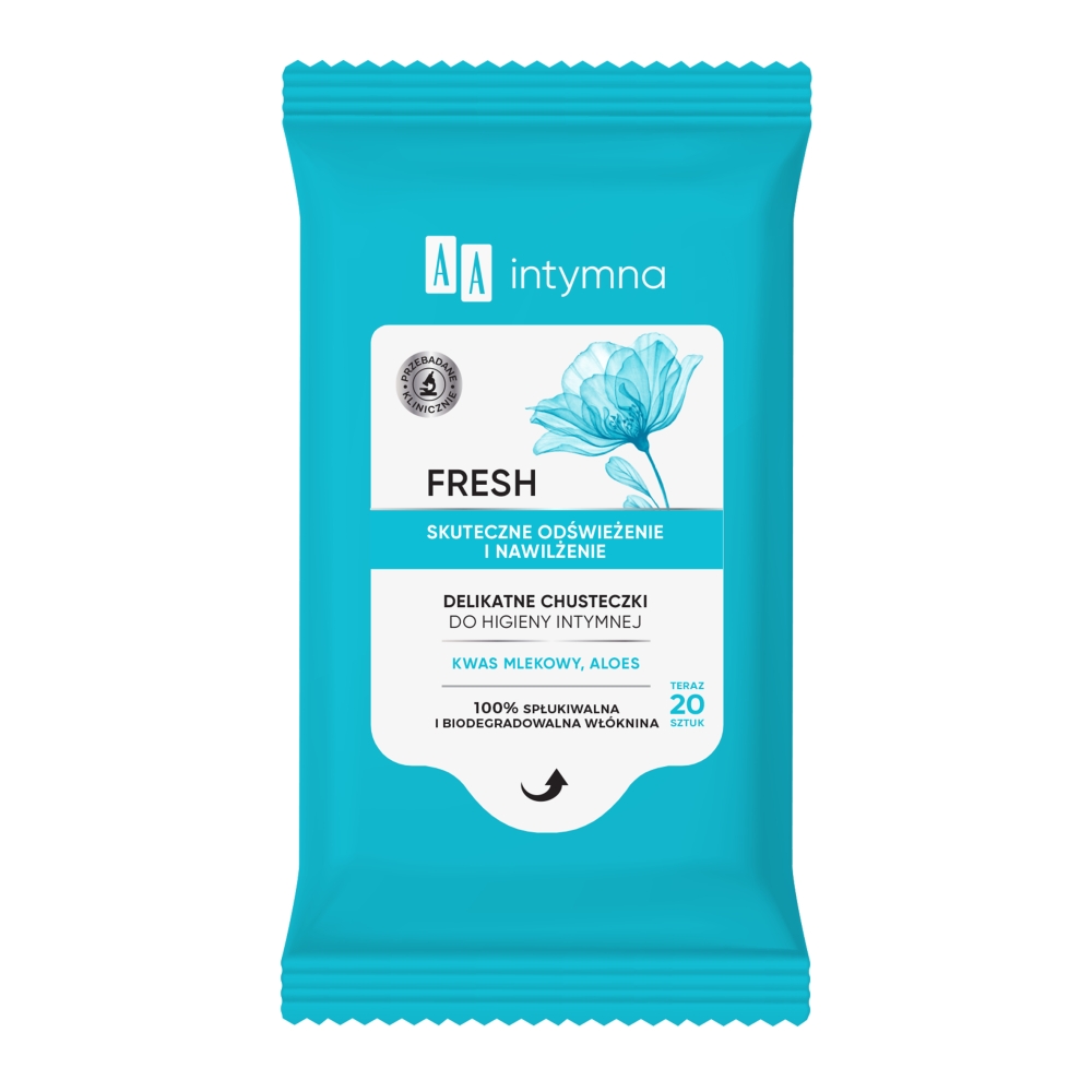 AA Ubrousky pro intimní hygienu Fresh 20ks.