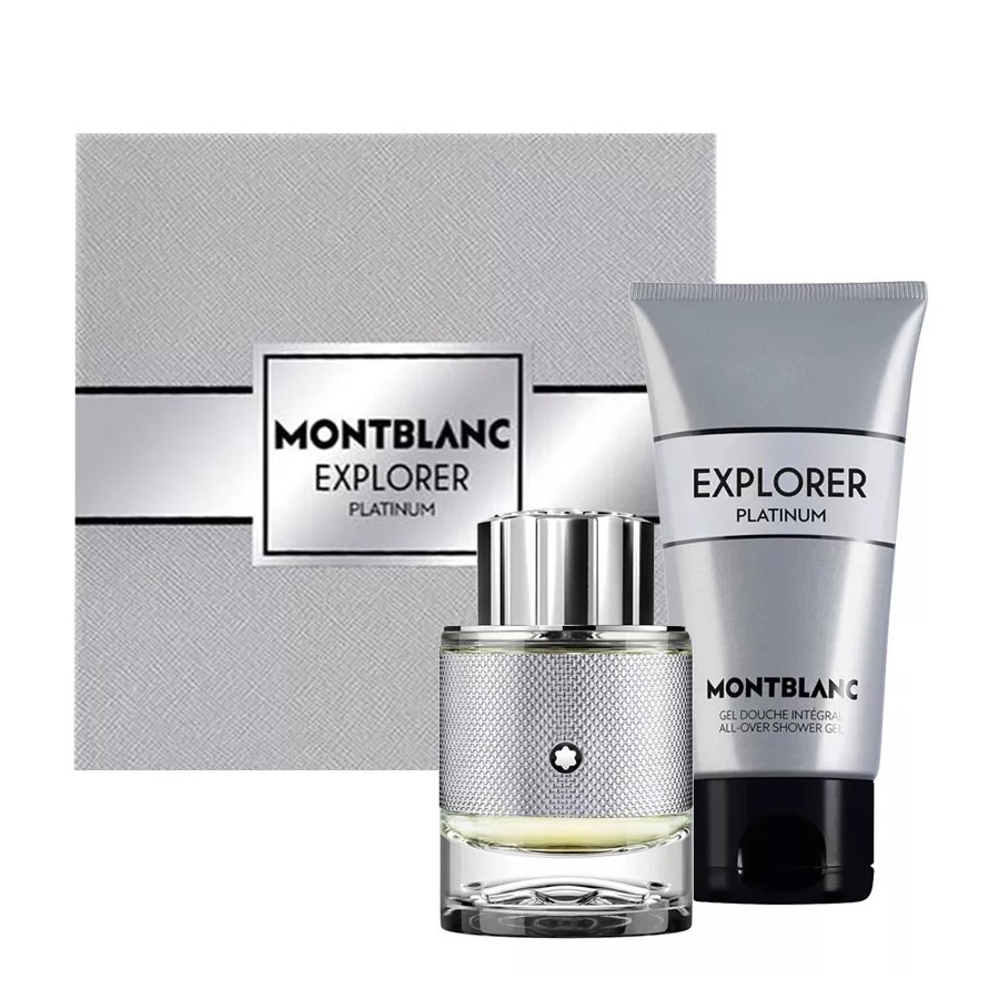 Mont Blanc Explorer Platinum set parfumovaná voda 60ml + sprchový gél 100ml