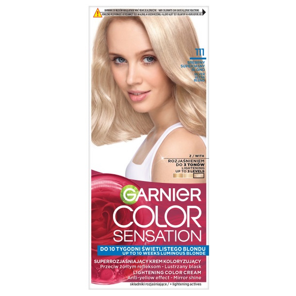 Color Sensation Superrozjaśniający Krem Koloryzujący 111 Srebrny Superjasny Blond
