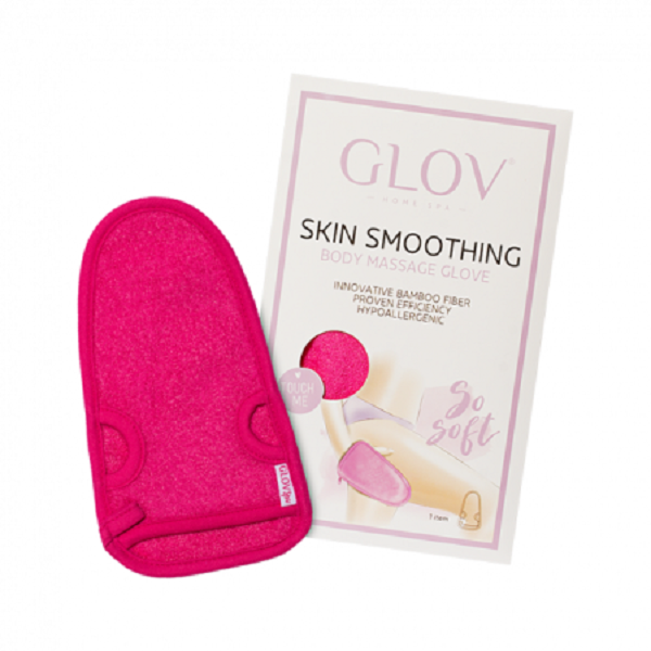 Skin Smoothing Body Massage Glove Rękawiczka Do Masażu Ciała Pink