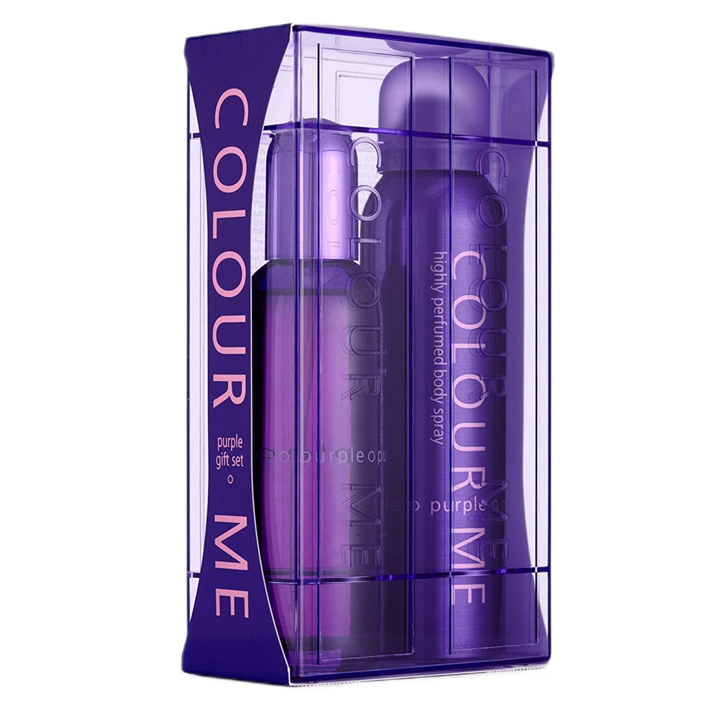 Colour Me Purple Zestaw Woda Perfumowana Spray + Perfumowany Spray Do Ciała