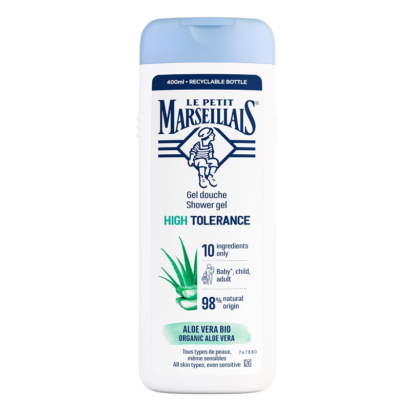 Le Petit Marseillais Vysoko tolerantný hydratačný sprchový gél s Aloe Vera 400 ml