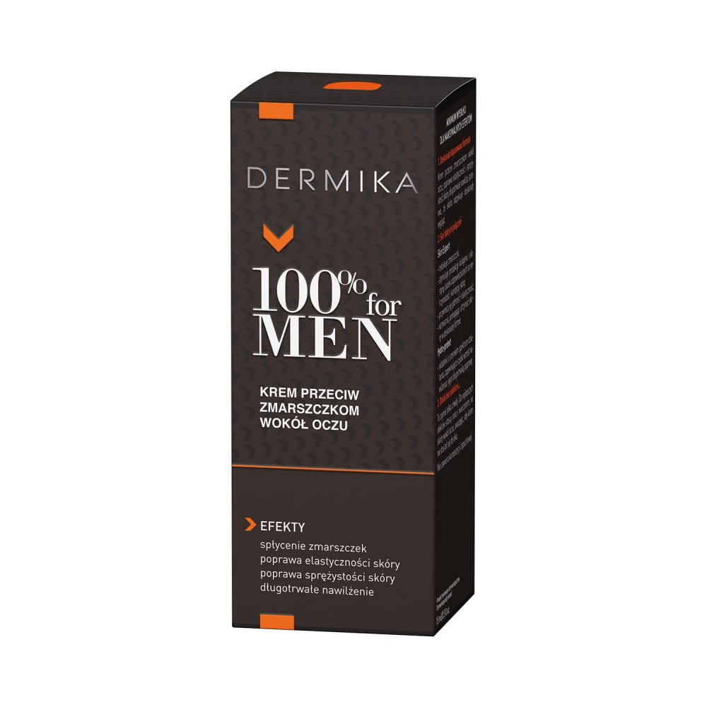 Dermika 100% for Men protivráskový očný krém 15 ml