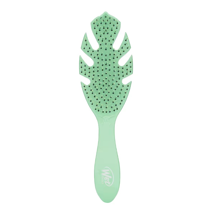 Mokrá kefa, Go Green Detangler Brush Zelená kefa na vlasy