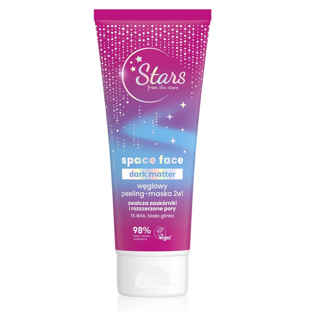 Hviezdy Z Hviezd, Space Face Dark Matter Peelingová Maska 2v1 75ml