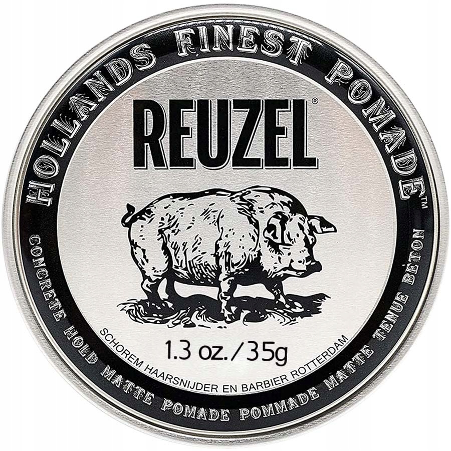 Reuzel, Hollands Finest Pomade Concrete Hold Matte Pomáda na vlasy na vodnej báze 35g