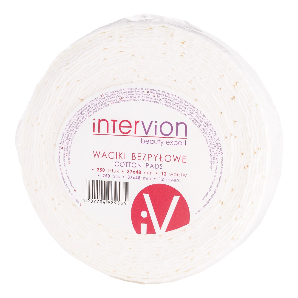 Cotton Pads Waciki Bezpyłowe 250szt