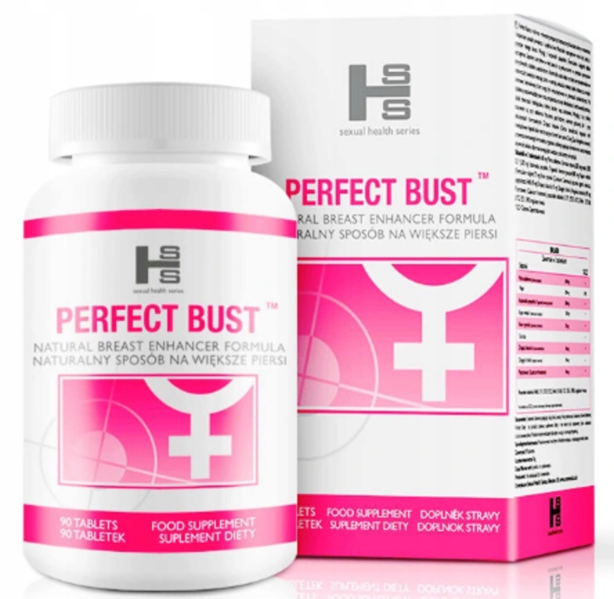 Perfect Bust Dietary Supplement For Natural Breast Enlargement 90 Tablets