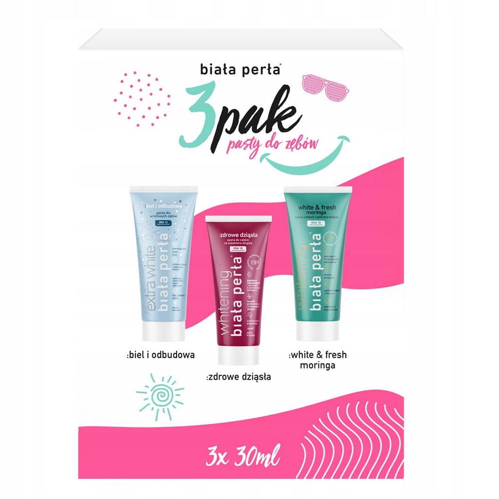 Zubná Pasta White Pearl 3pak 3x30ml
