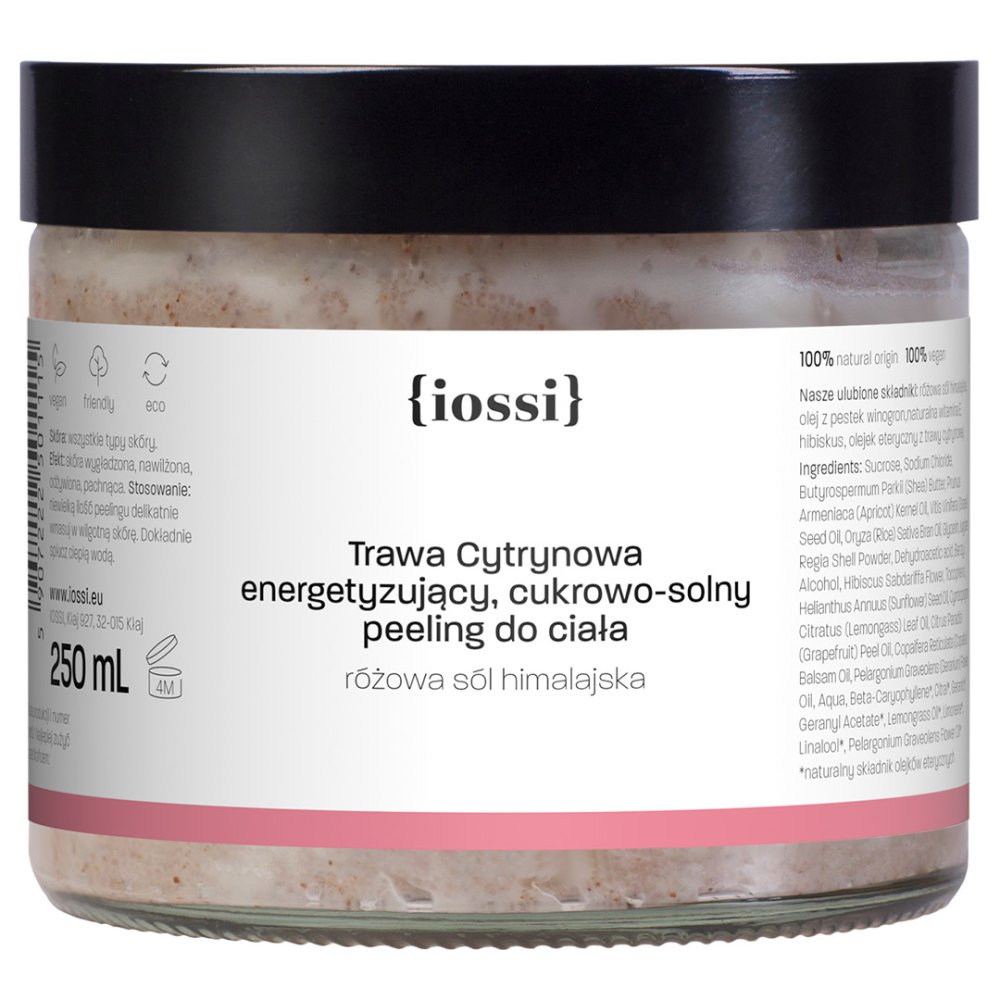 Trawa Cytrynowa Energetyzujący Peeling Cukrowy Do Ciała