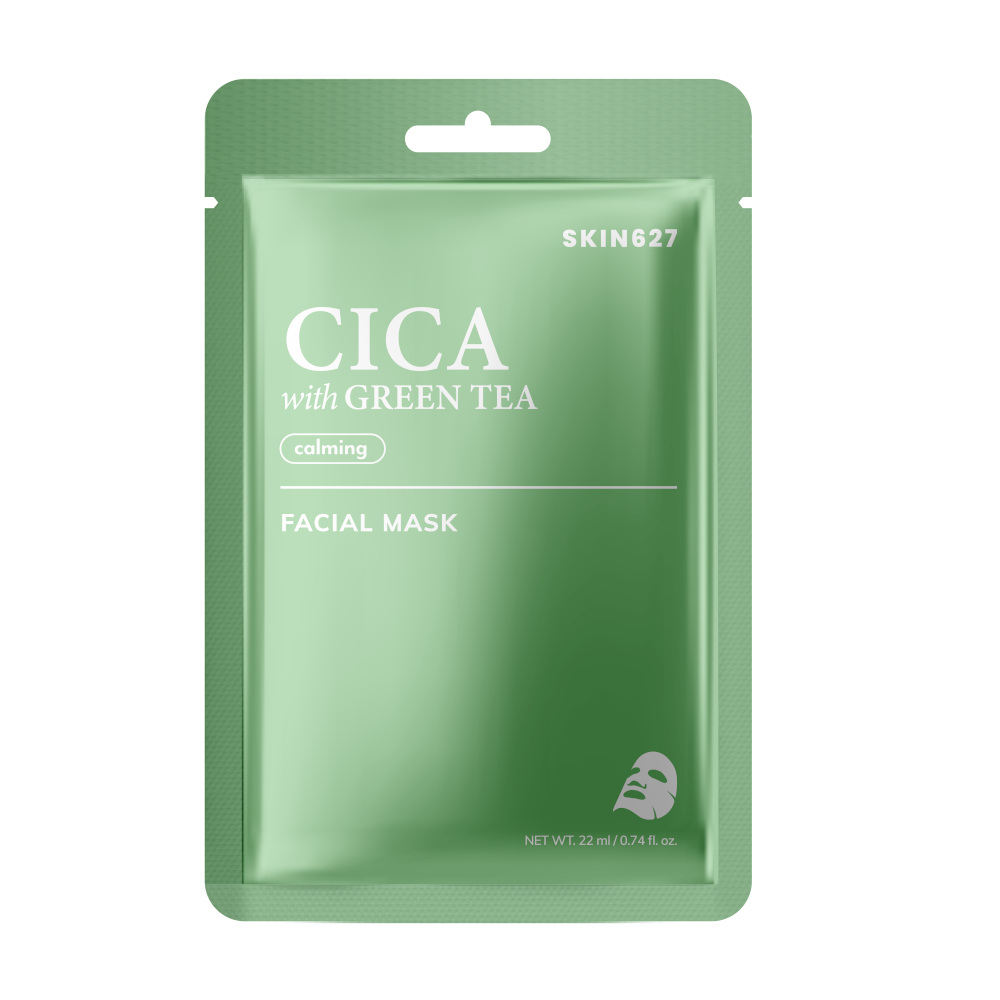 Cica With Green Tea Kojąca Maska W Płachcie