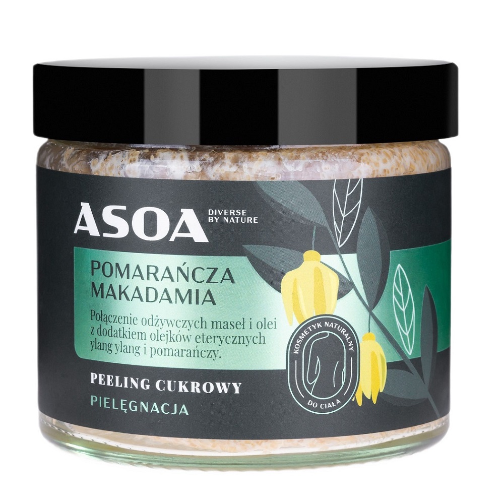 Peeling Cukrowy Pomarańcza-Macadamia