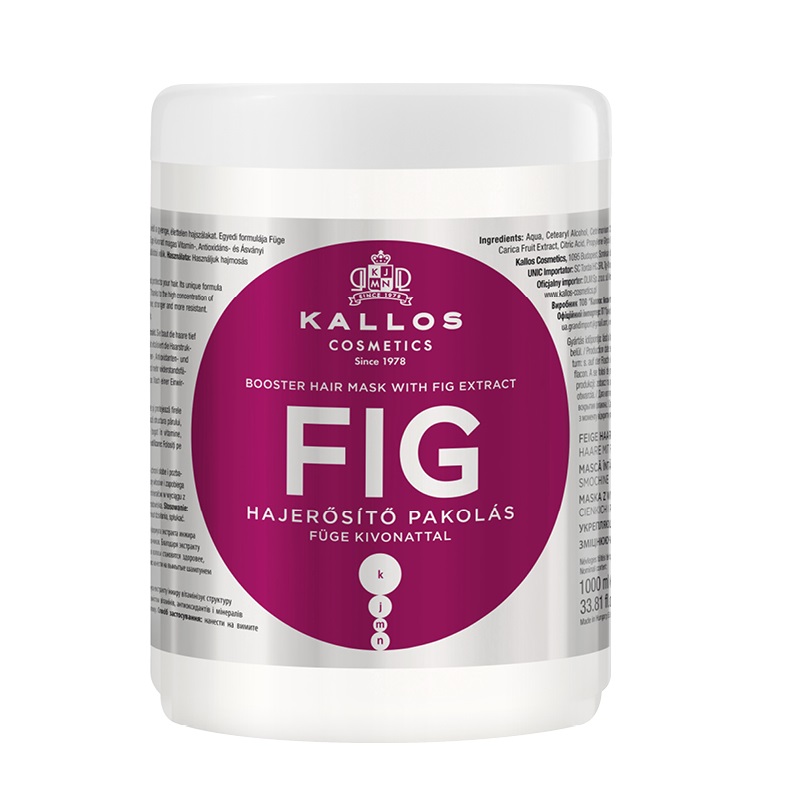 Kallos Fig maska na vlasy 1000 ml