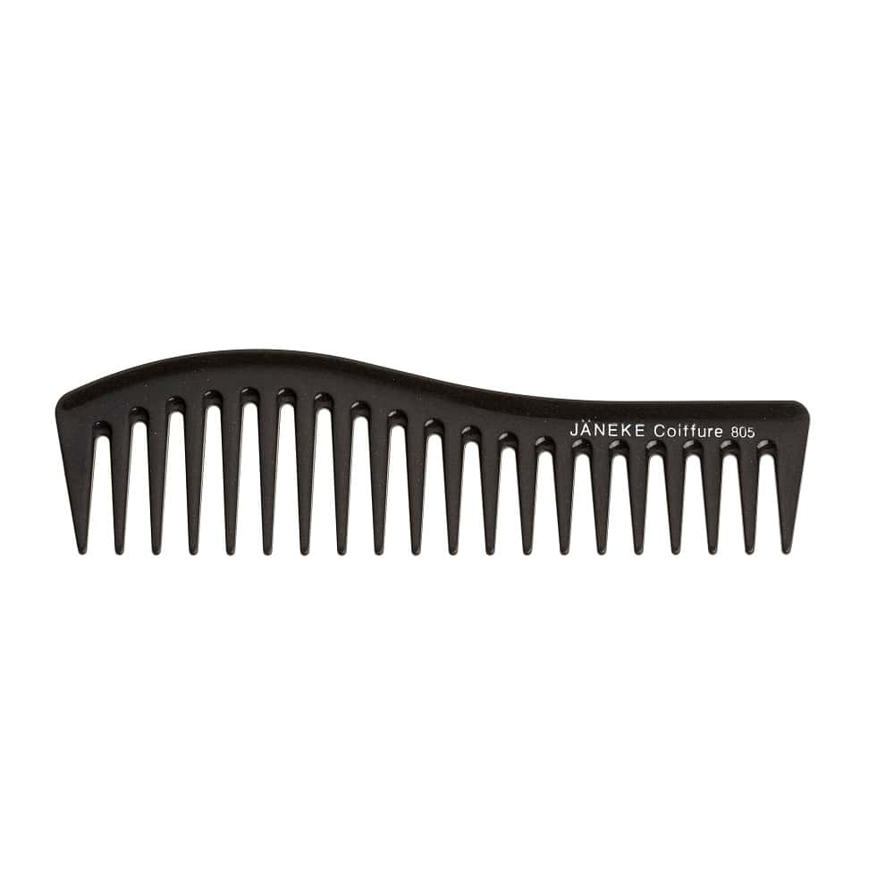 Wavy Comb Grzebień Do Każdego Rodzaju Włosów Czarny