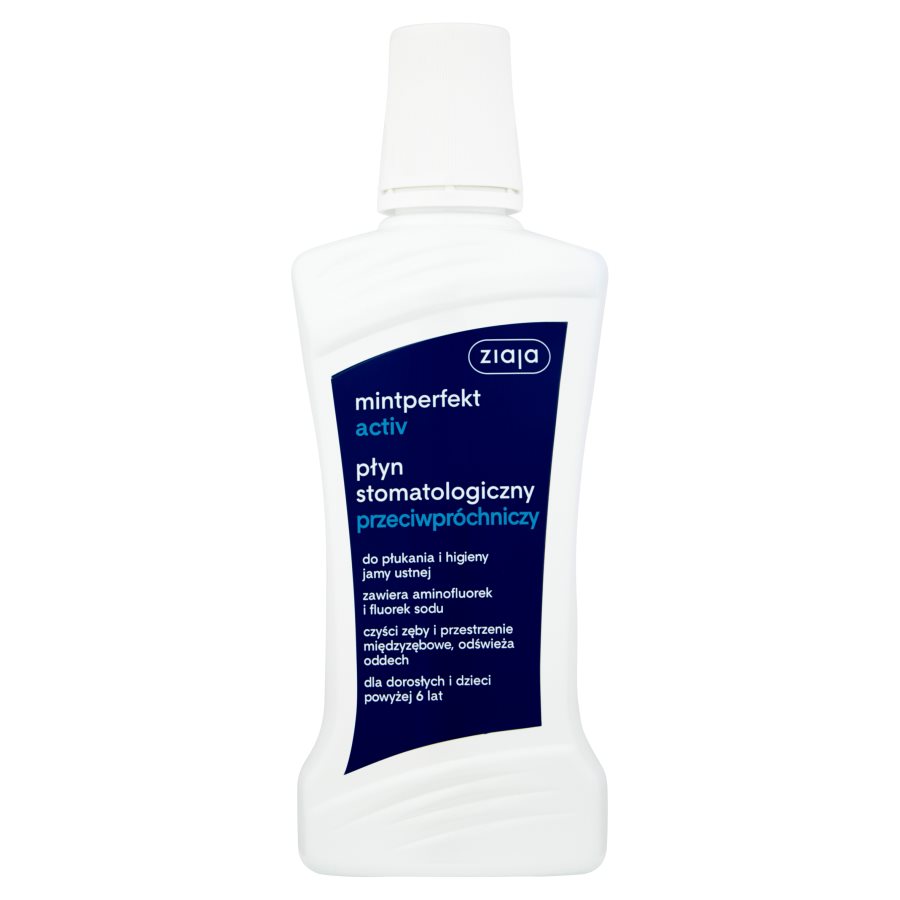 Mintperfekt Activ Płyn Do Płukania Jamy Ustnej Stomatologiczny Przeciwpróchniczy