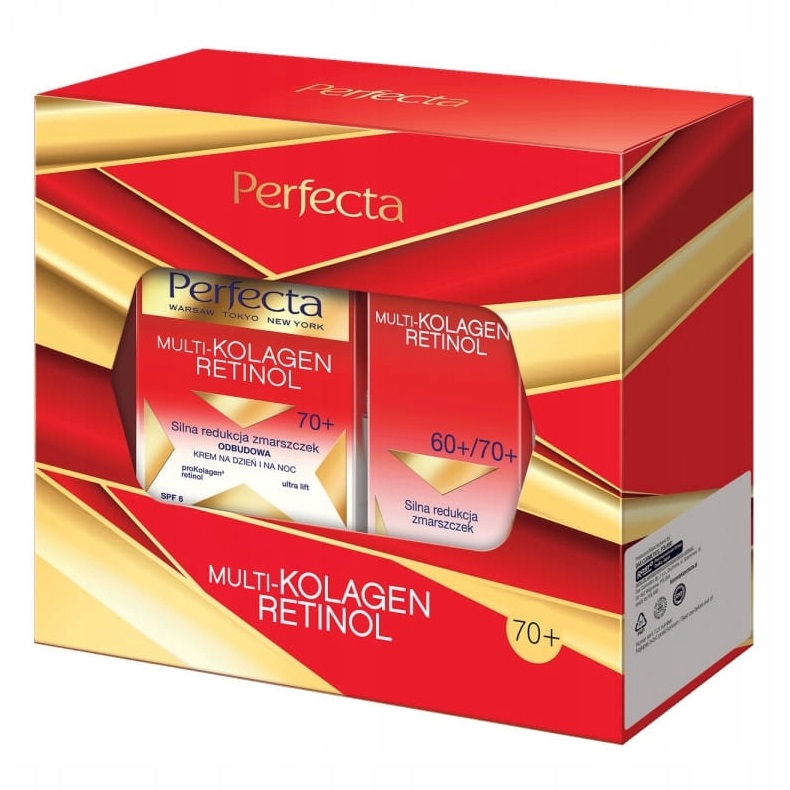 Perfecta Multi-Kolagen Retinol 70+ denný a nočný krém 50ml + očný krém 15ml