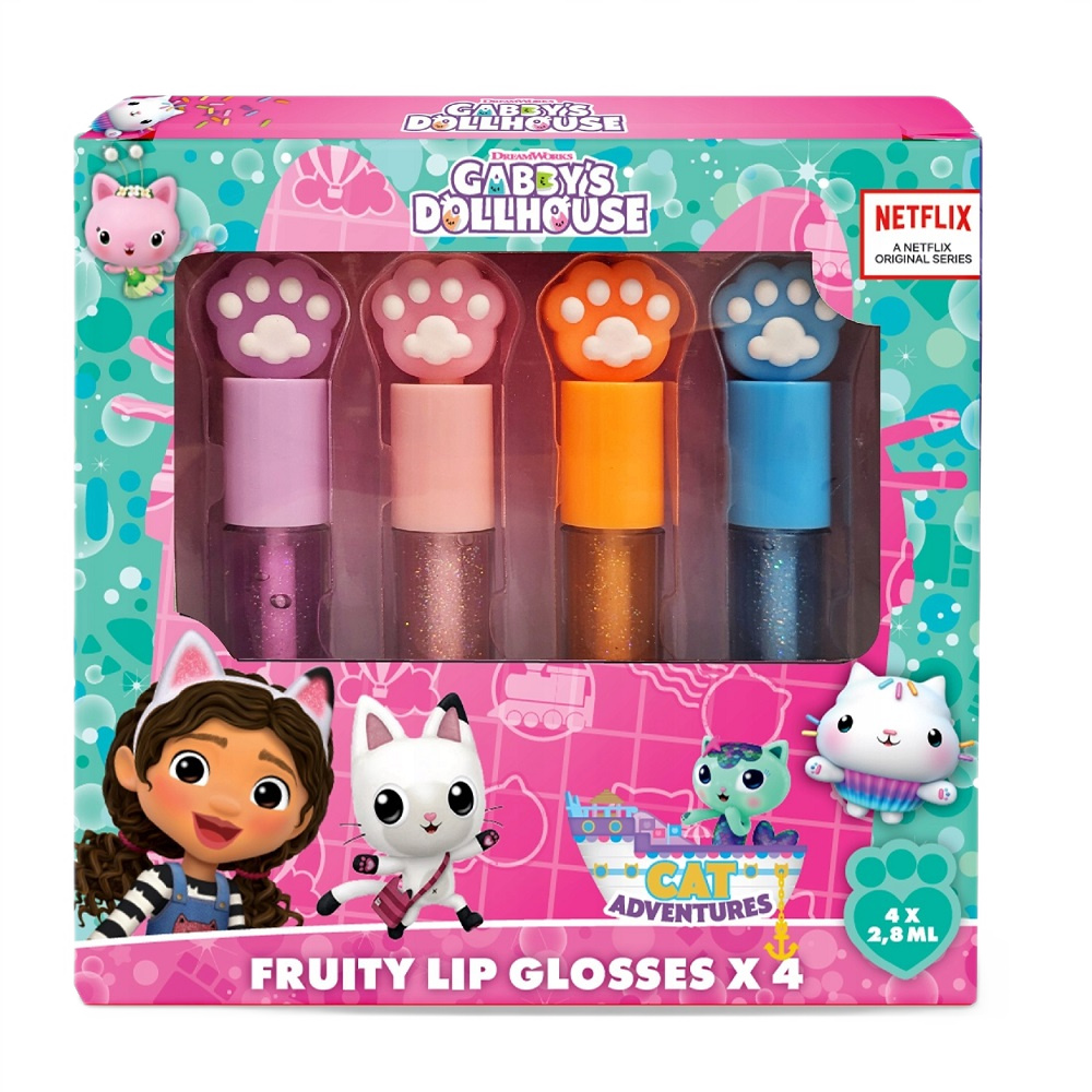 GABBYS DOLLHOUSE_SET Lesky Na Pery 4x2,8 Ml