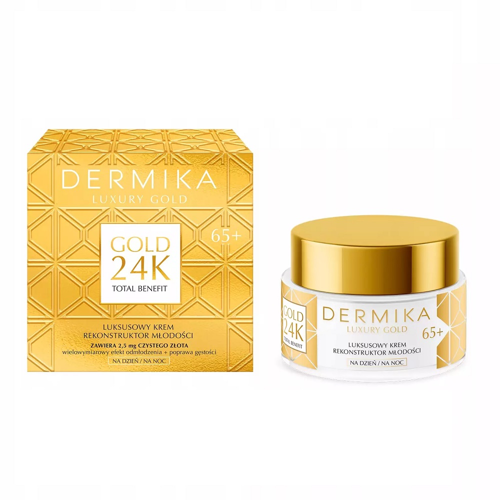 Luxury Gold 24K Total Benefit Luxusný Rekonštrukčný Krém Pre Mladých 65+ 50ml