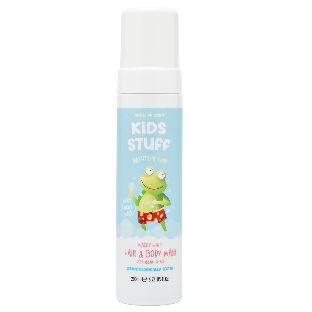 Whacky Whip Umývacia Pena Na Vlasy A Telo Blue 200ml
