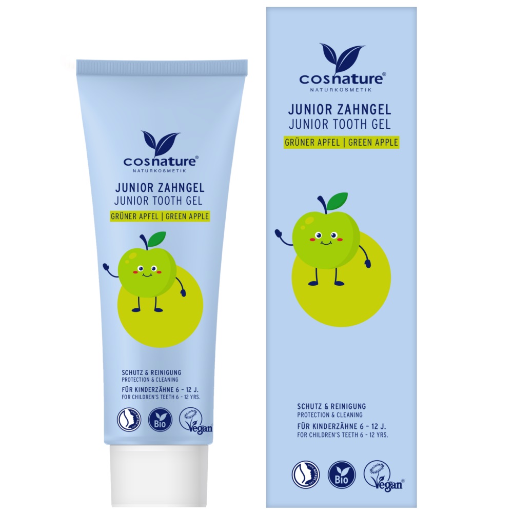 Junior Tooth Gel Detský Zubný Gél S Extraktom Zo Zeleného Jablka 75ml