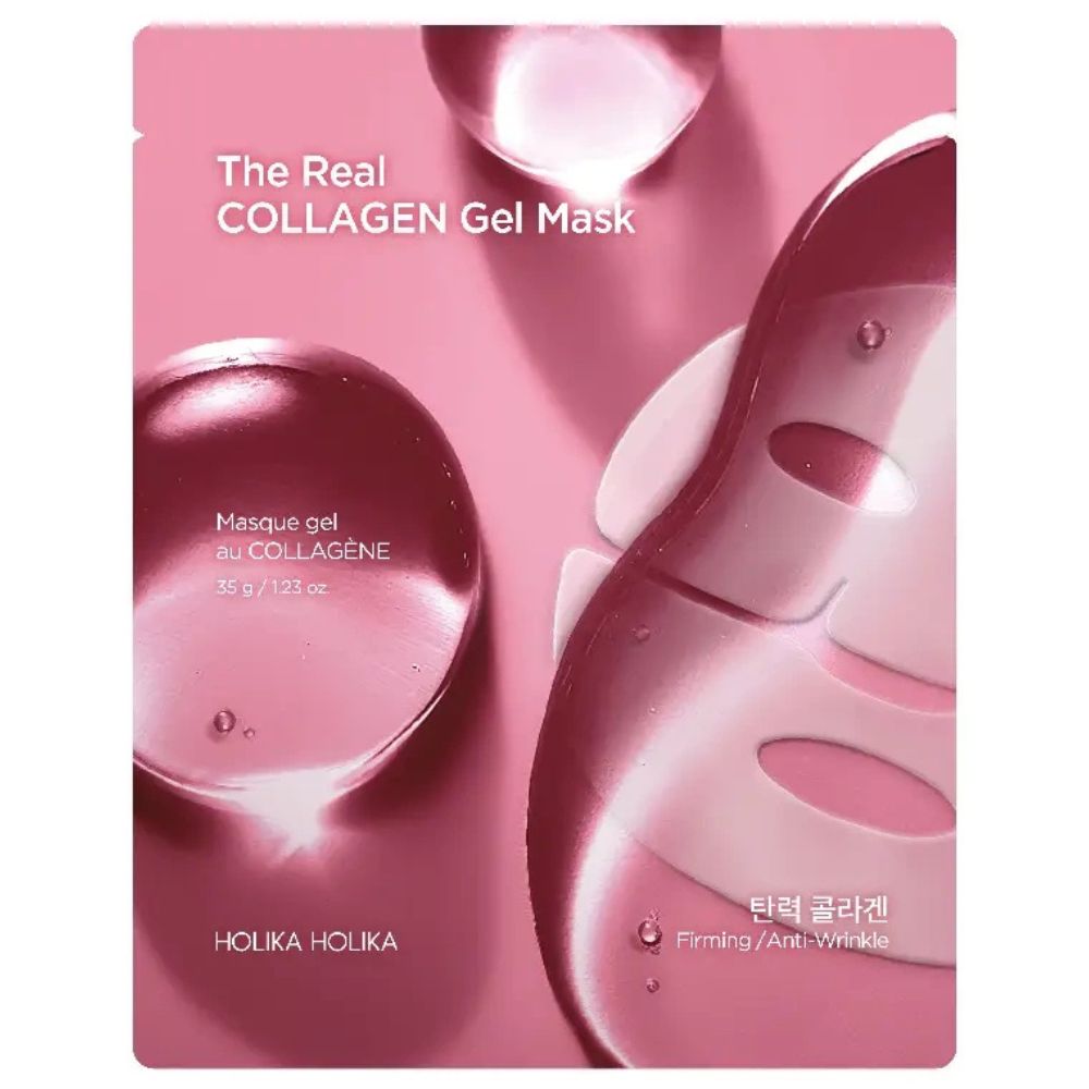 The Real Collagen Gel Mask Night Hydrogel Mask To Improve Elasticity