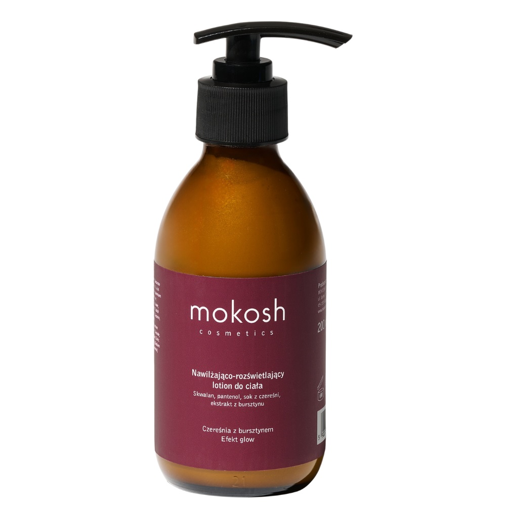 Nawilżająco-rozświetlający Lotion Do Ciała Czereśnia Z Bursztynem