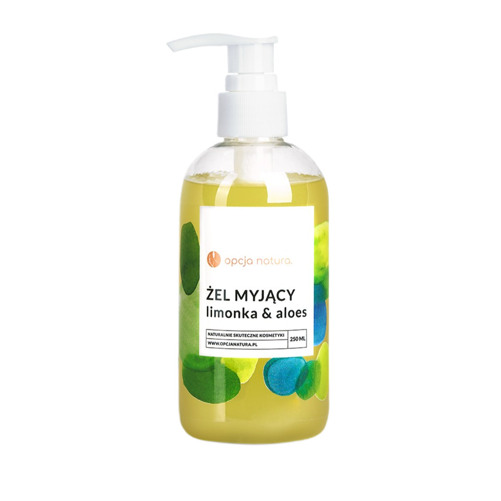 ŻEle I Balsamy Pod Prysznic Washing Gel With Lime And Aloe
