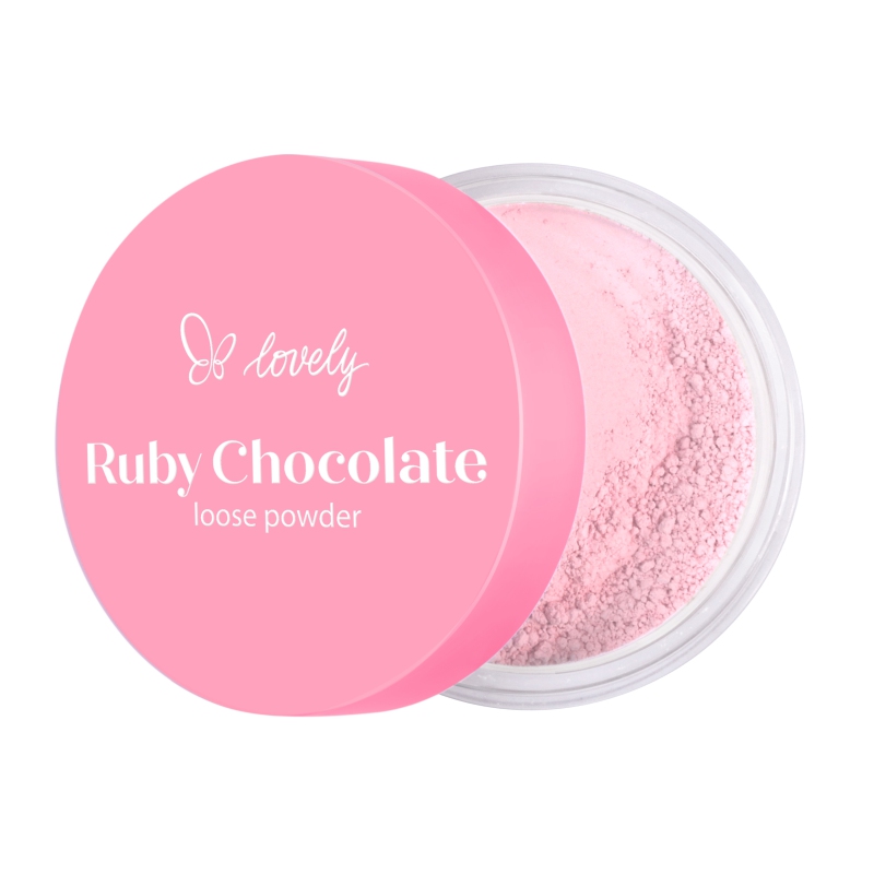 Ruby Chocolate Loose Powder Różowy Sypki
