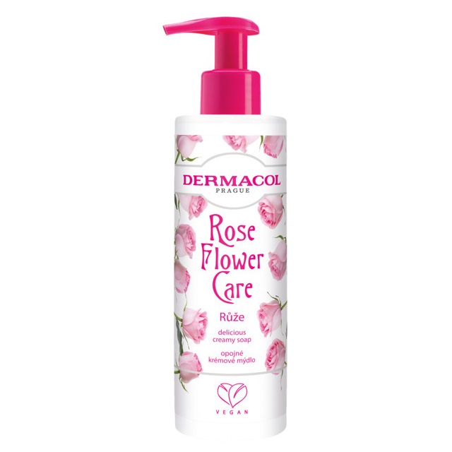 Dermacol Rose Flower Care tekuté mydlo 250 ml