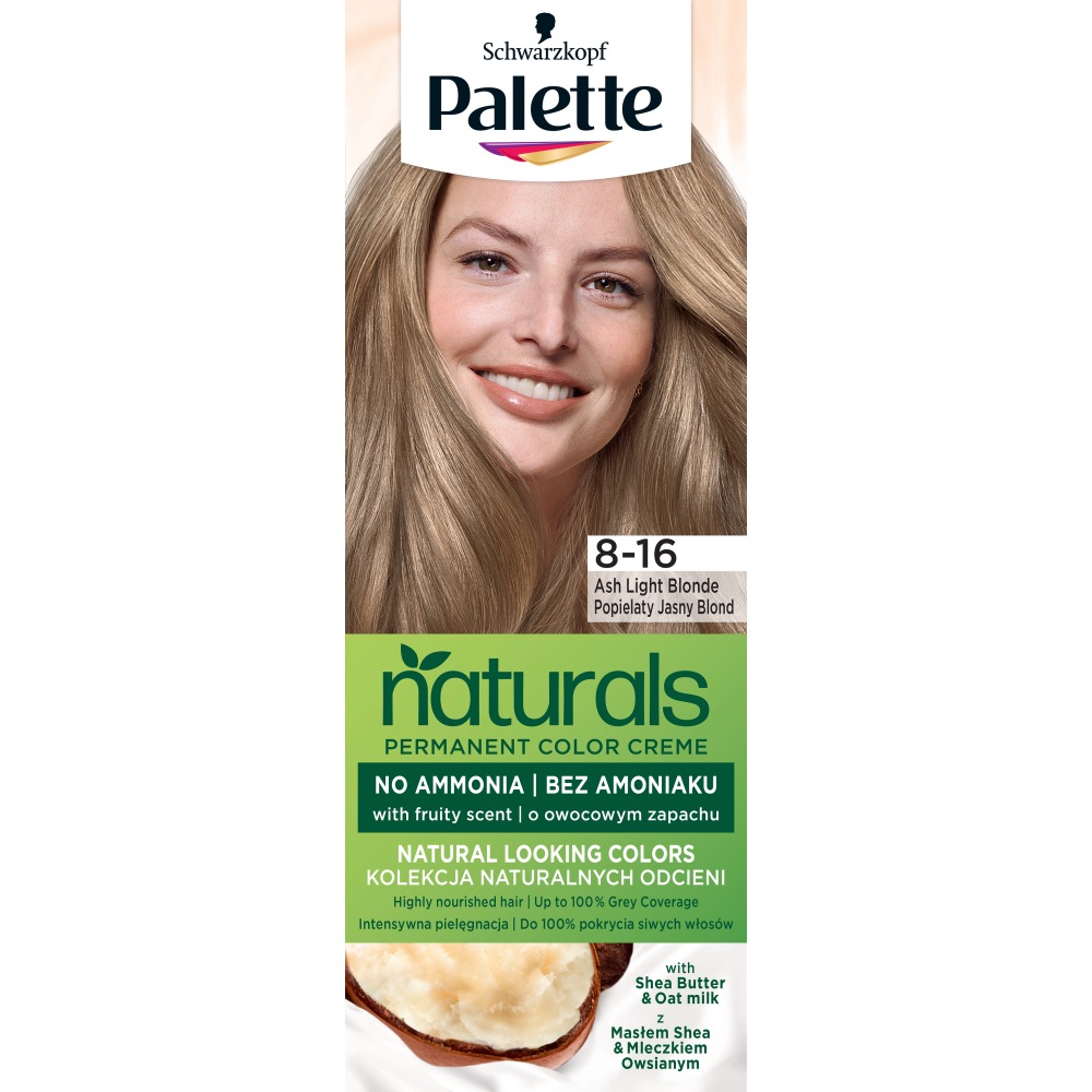 Permanent Naturals Color Creme Farba Do Włosów Trwale Koloryzująca 8-16 Popielaty Jasny Blond